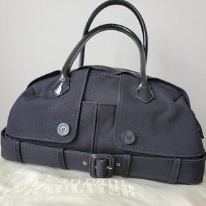 JEAN PAUL GAULTIER TRENCH COAT BAG | BLACK | Dimensions 17"L x 10"H X 5"D |